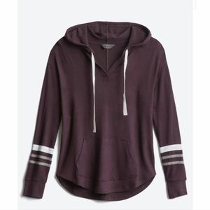 41 Hawthorn Kallon Brushed Knit Hoodie - Purple - Large
